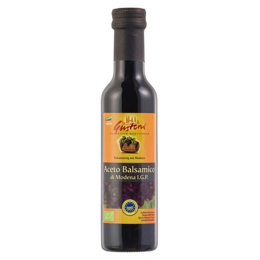 DENNREE Ocet balsamikový z Modeny BIO 250 ml, poškozený obal