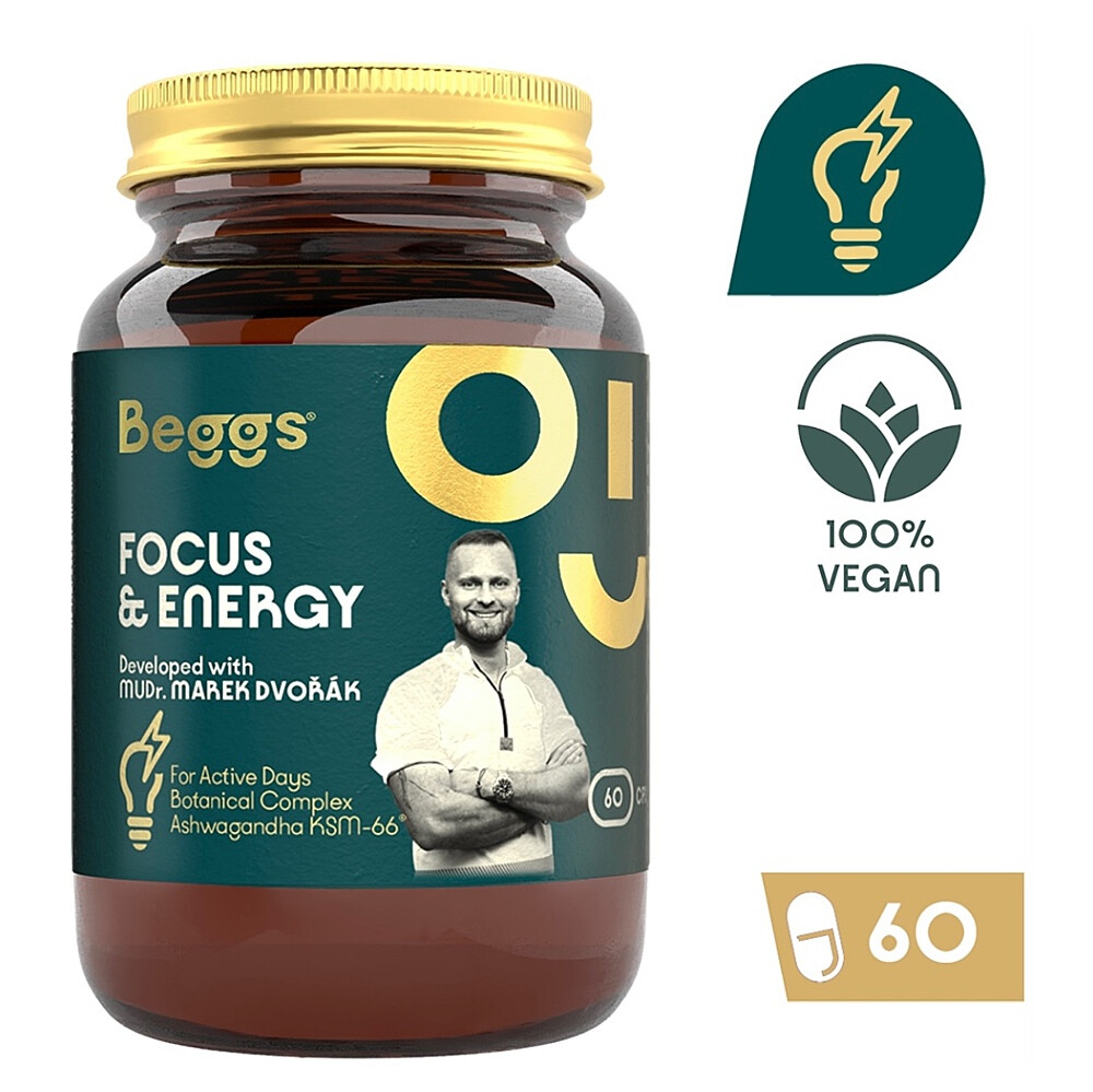 BEGGS Focus and Energy by Marek Dvorak 60 kapslí