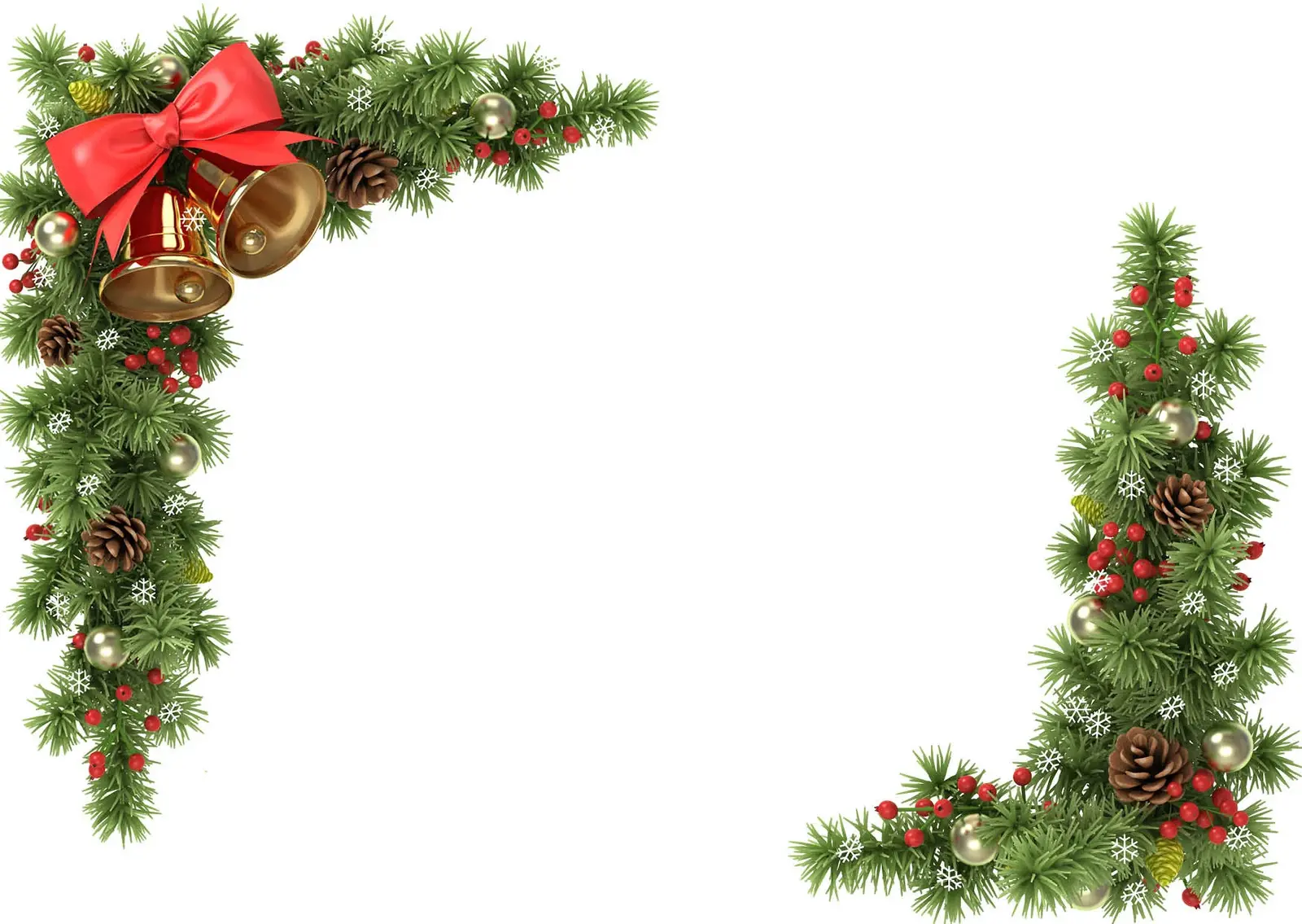 Vánoční dárková kartička  s vlastním textem, Vánoční zvonky