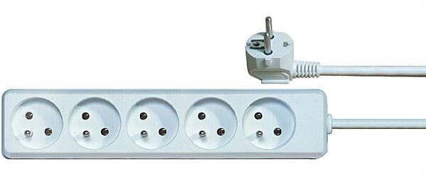 Prodlužovací přívod 1,5m-5x10A,3x1mm2