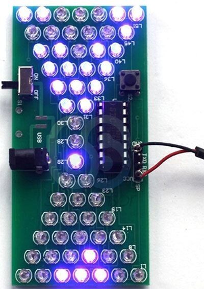 Přesýpací hodiny LED - STAVEBNICE