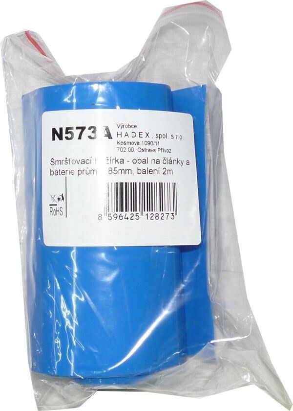 Smršťovací bužírka - obal na články a baterie, šířka 85mm, balení 2m