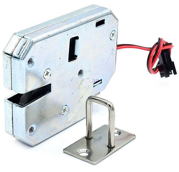 Elektrický zámek XG-07C 12VDC 1,8A stříbrný