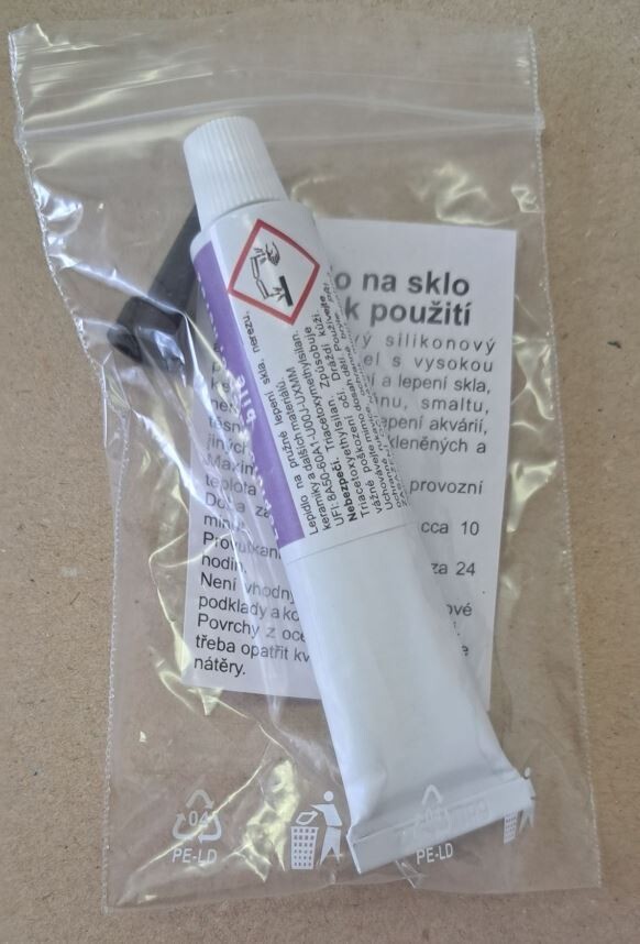 Lepidlo silikonové  bílé 25ml (náhrada za Lukopren S6410)