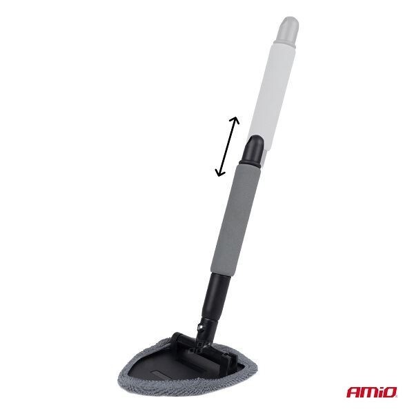 Teleskopický čistič oken, trojúhelníkové mikrovlákno AMIO