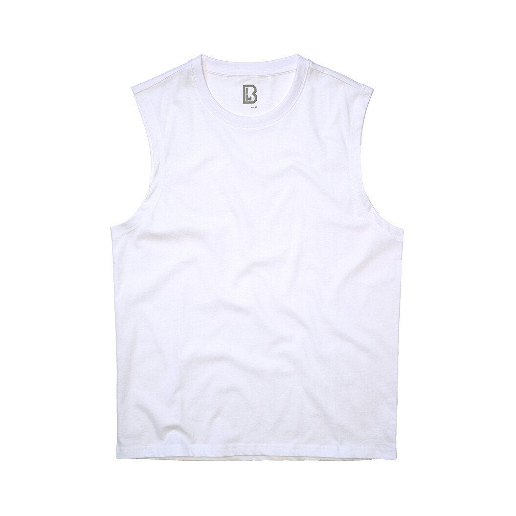 Tílko Brandit Sleeveless Shirt - bílé, L