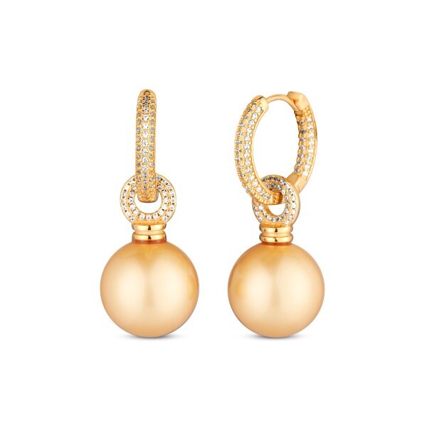 Náušnice se syntetickými kameny 636-625-408000 13.25g