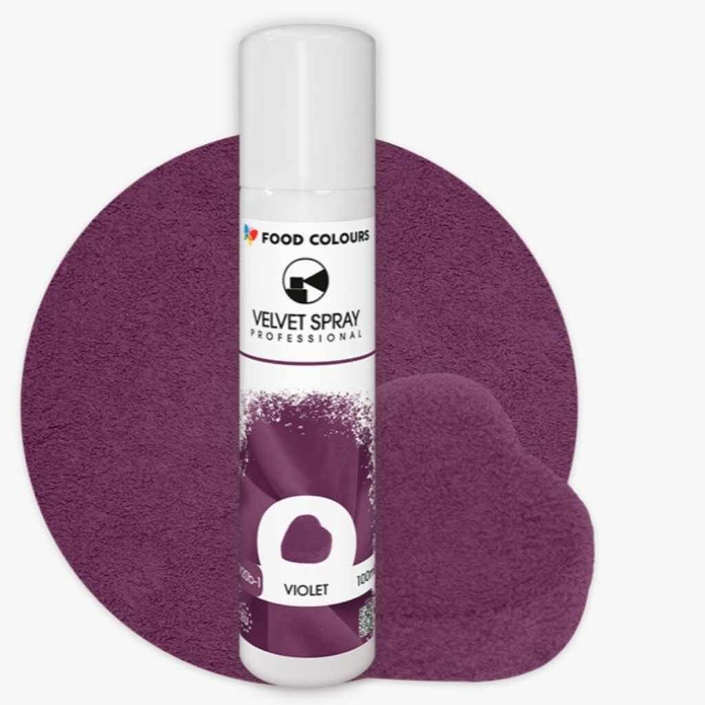 Food Colours Sametový sprej Violet 100ml