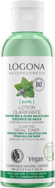 Logona Pleťové čistící tonikum BIO máta a kyselina salicylová 125ml
