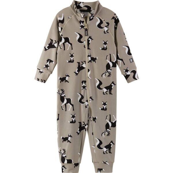 REIMA TARHAAN Dětský fleecový overal, béžová, velikost