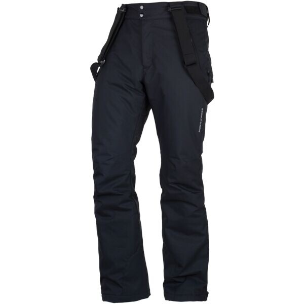 Northfinder KARZON Pánské lyžařské kalhoty, černá, velikost