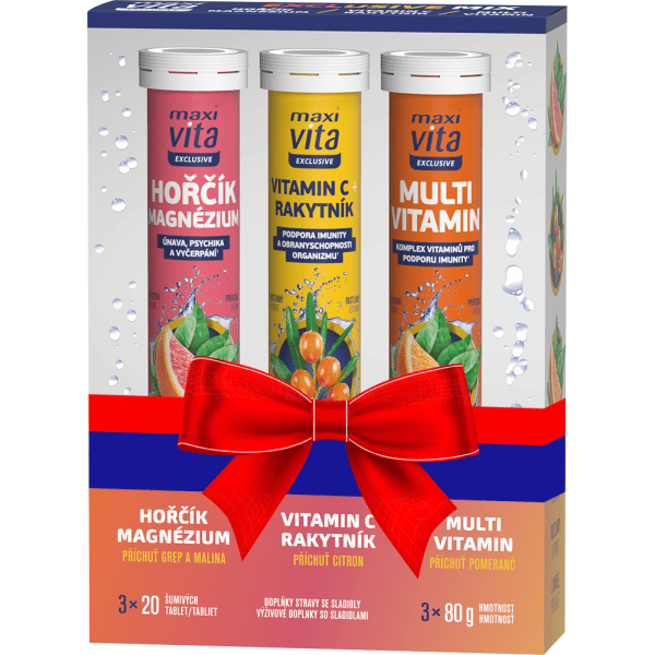 VITAR MAXI VITA EXCLUSIVE BOX 3 MIX EFF., TBL Doplněk stravy, , velikost