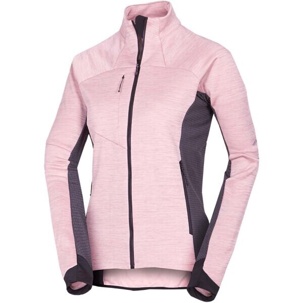 Northfinder JACLYN Dámský technický svetr, růžová, velikost