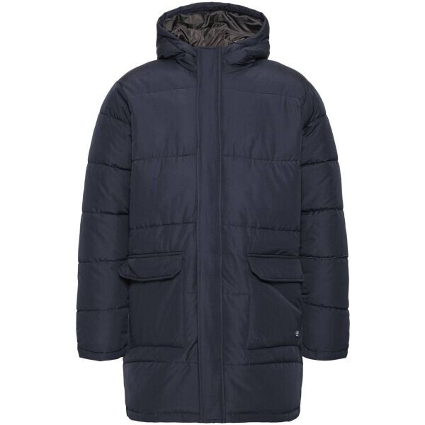 BLEND BHELWIN PARKA Pánský prošívaný kabát, tmavě modrá, velikost
