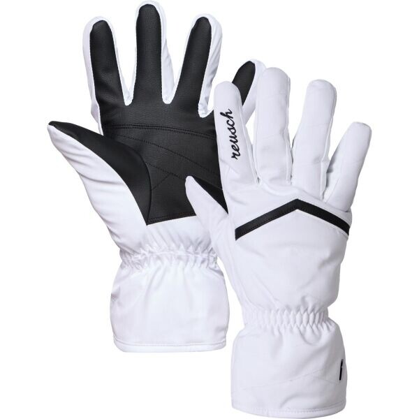 Reusch MORENA CR Dámské zimní rukavice, bílá, velikost