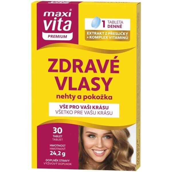 VITAR MAXI VITA PREMIUM ZDRAVÉ VLASY, NEHTY Doplněk stravy, , velikost