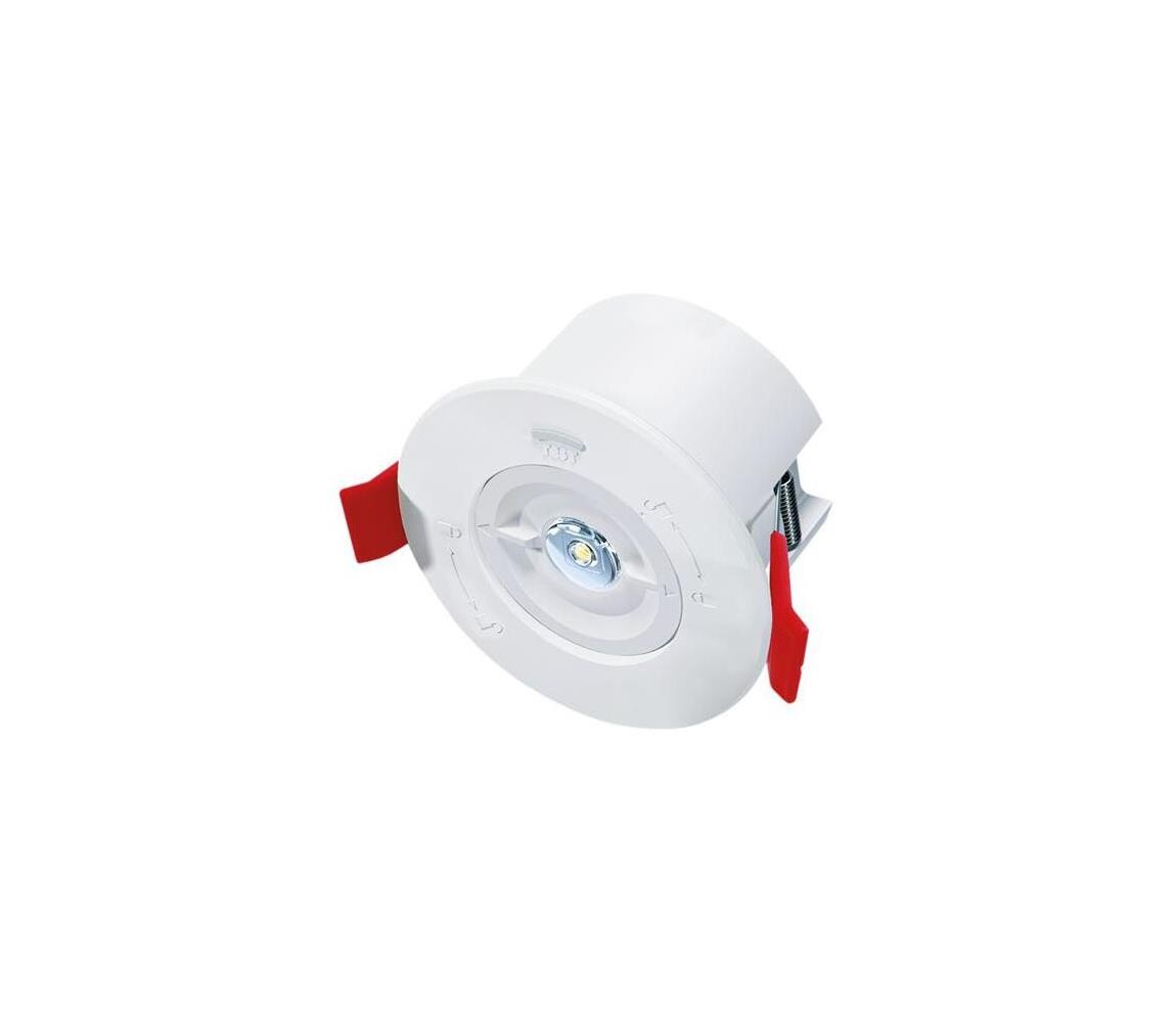 WO533 - LED Nouzové podhledové svítidlo LED/1,5W/230V 1800 mAh