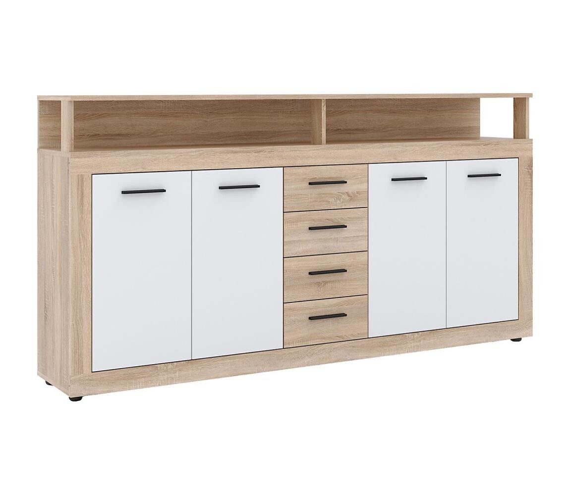 Wipmeb Sp. z o.o Komoda RUNA dub sonoma/bílá