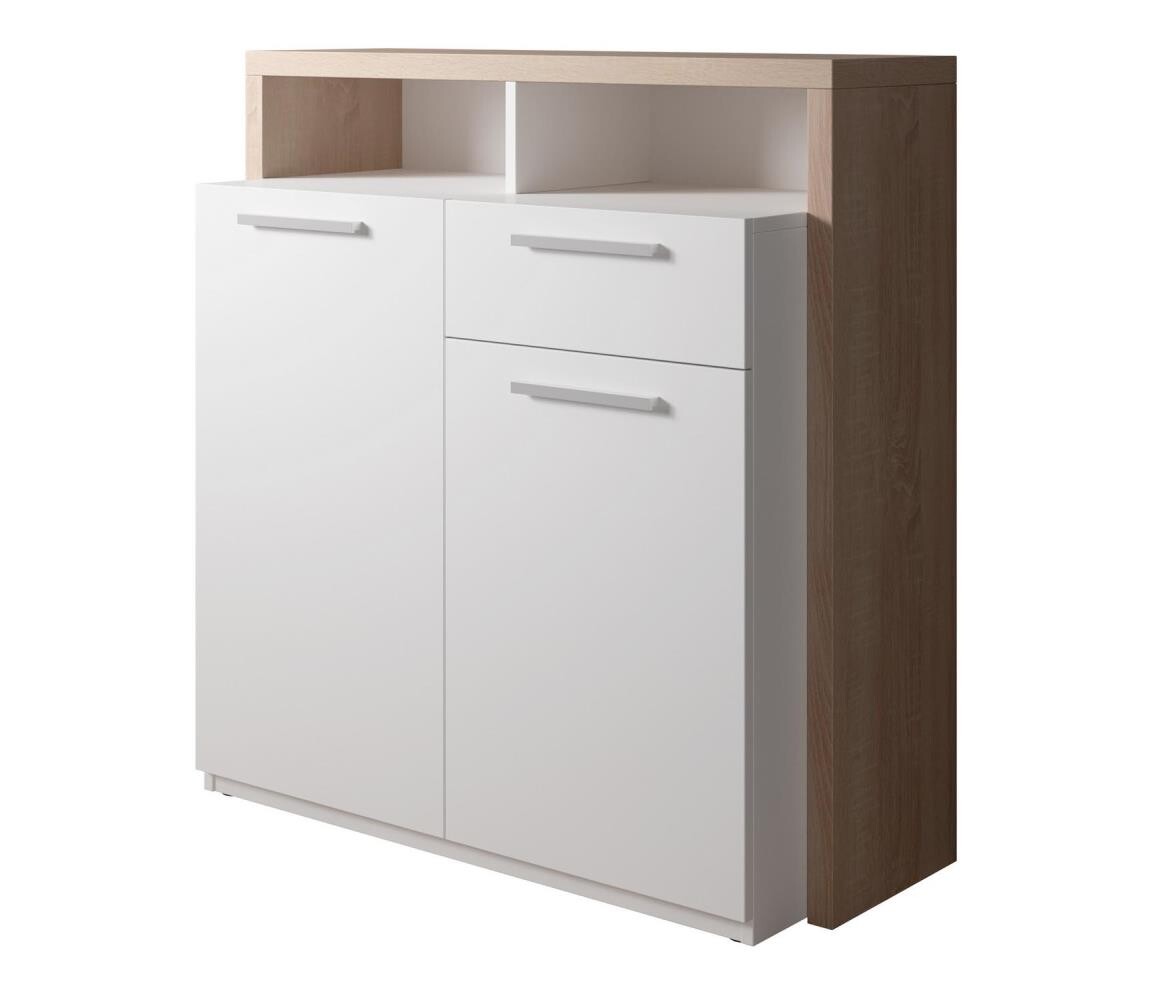 Komoda LEBY dub sonoma/bílá 5907758726235