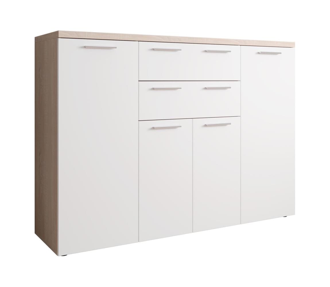 Komoda BRUNO dub sonoma/bílá 5907758726310