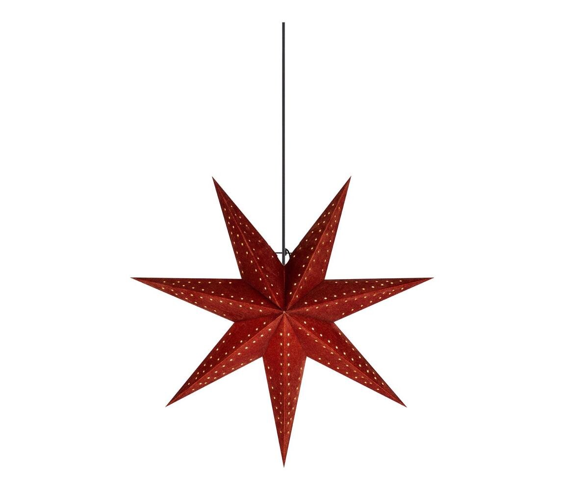 Markslöjd Markslöjd 705807 - Vánoční dekorace EMBLA 1xE14/6W/230V pr. 45 cm červená