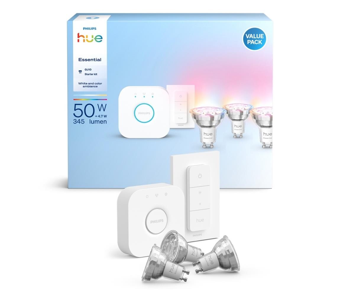 Philips Základní sada Philips Hue WACA 3xGU10/4,7W 2200-6500K + zařízení k propojení