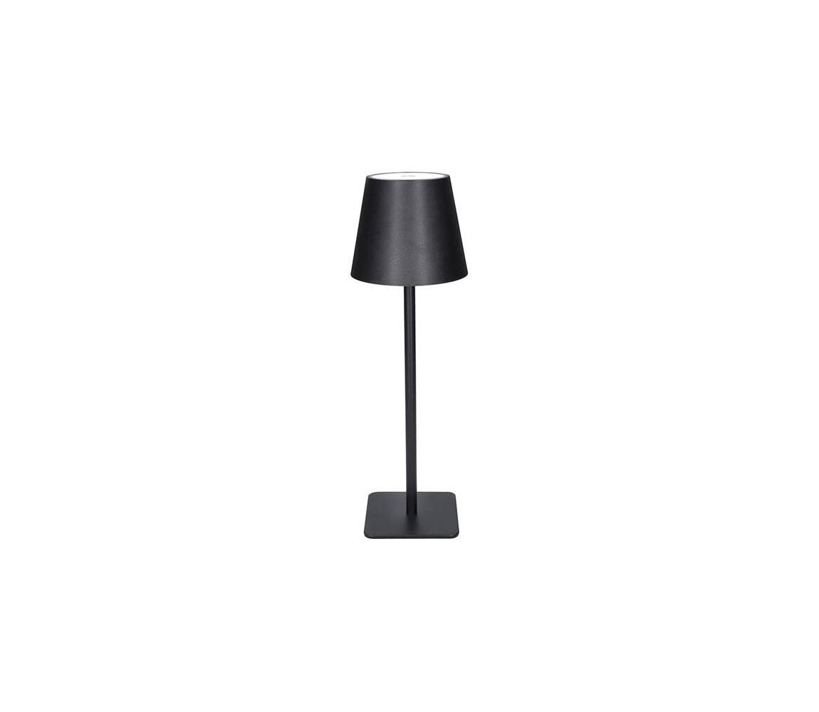 WO69-B - LED Stm. nab. dot. stol. lampa LUCCA LED/3,7V 2000 mAh černá