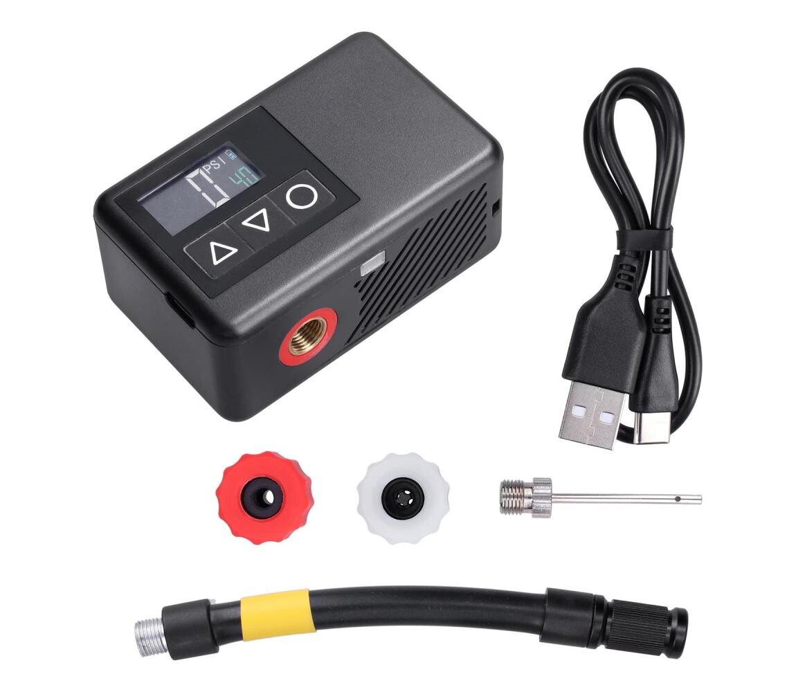 PAP02 - Digitální kapesní kompresor 500 mAh 5V černá