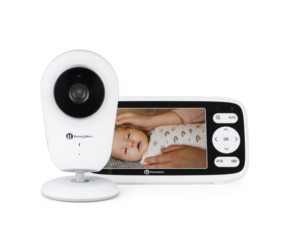 Petite&Mars PETITE&MARS - Dětská chůvička s monitorem NANO 4.0 3,7V 1760 mAh