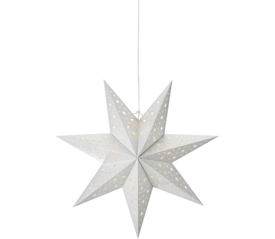 Markslöjd Markslöjd 705612 - LED Vánoční dekorace BLANK LED/0,2W/3xAA pr. 45 cm stříbrná