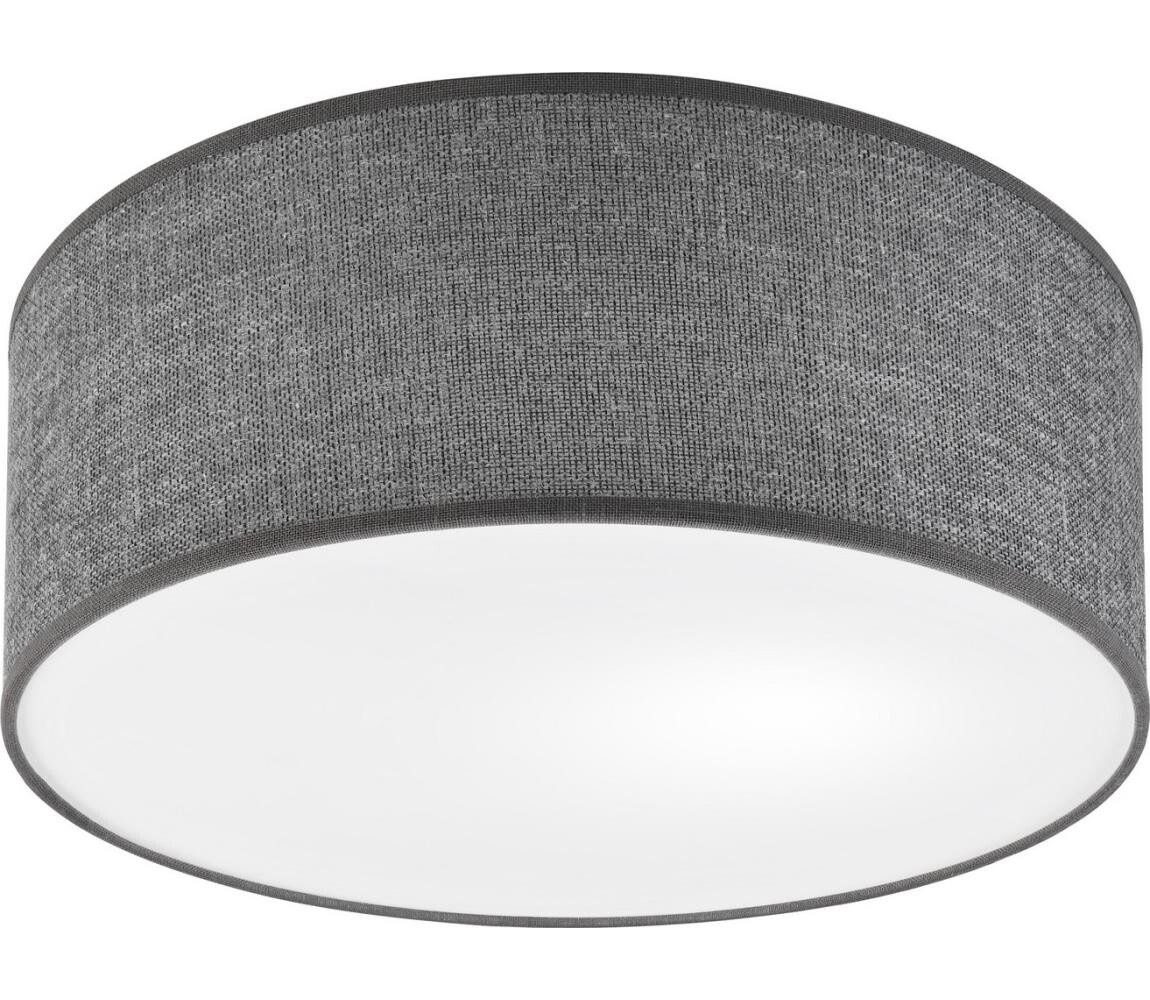 Stropní svítidlo SIRJA 1xE27/15W/230V pr. 35 cm šedá