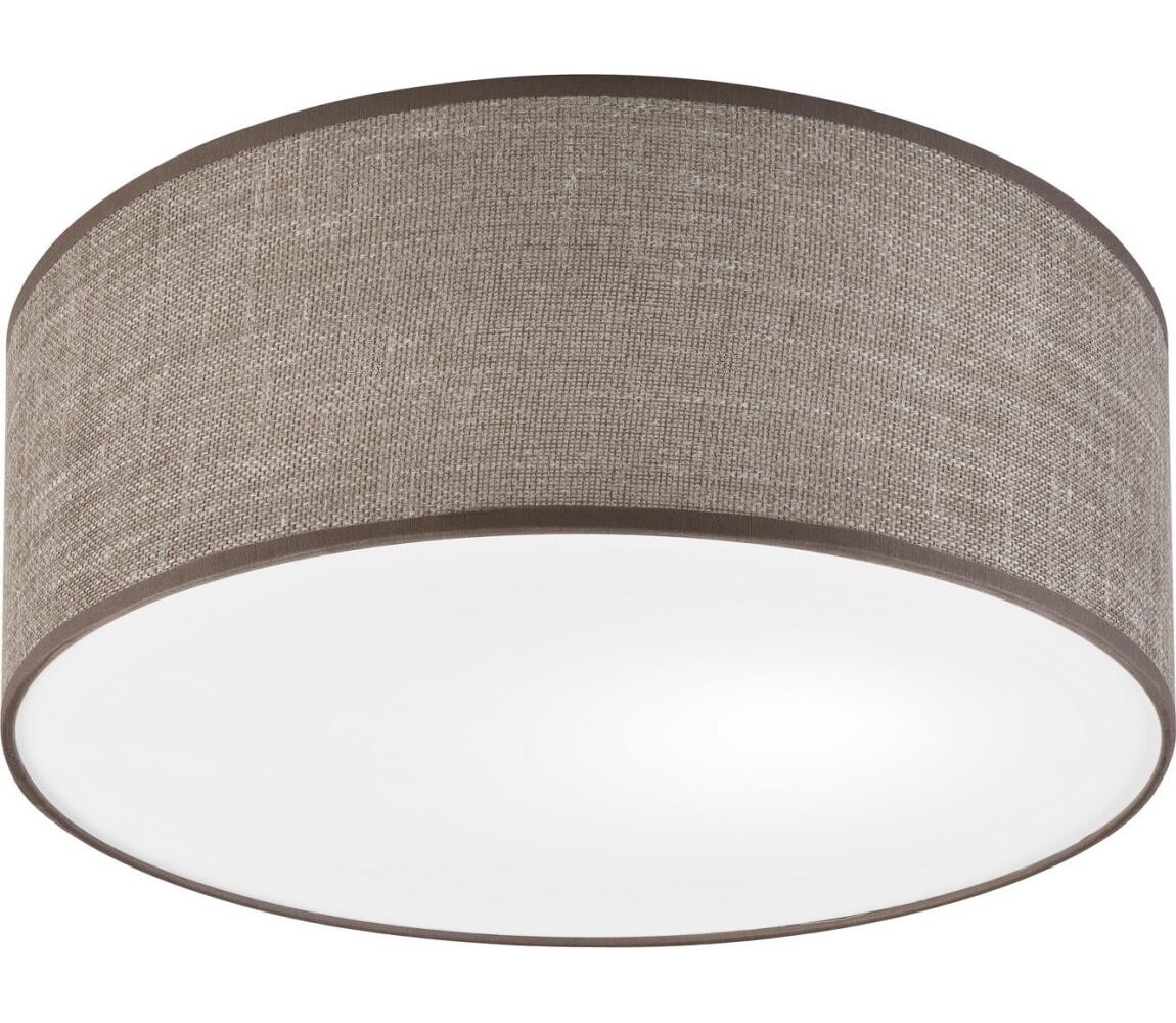 Stropní svítidlo SIRJA 1xE27/15W/230V pr. 35 cm hnědá