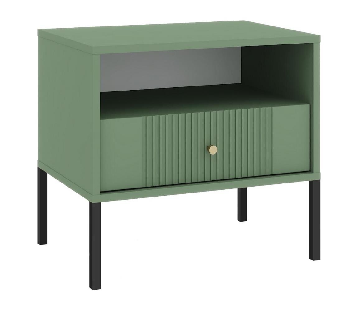 Wipmeb Sp. z o.o Noční stolek LUE zelená/černá