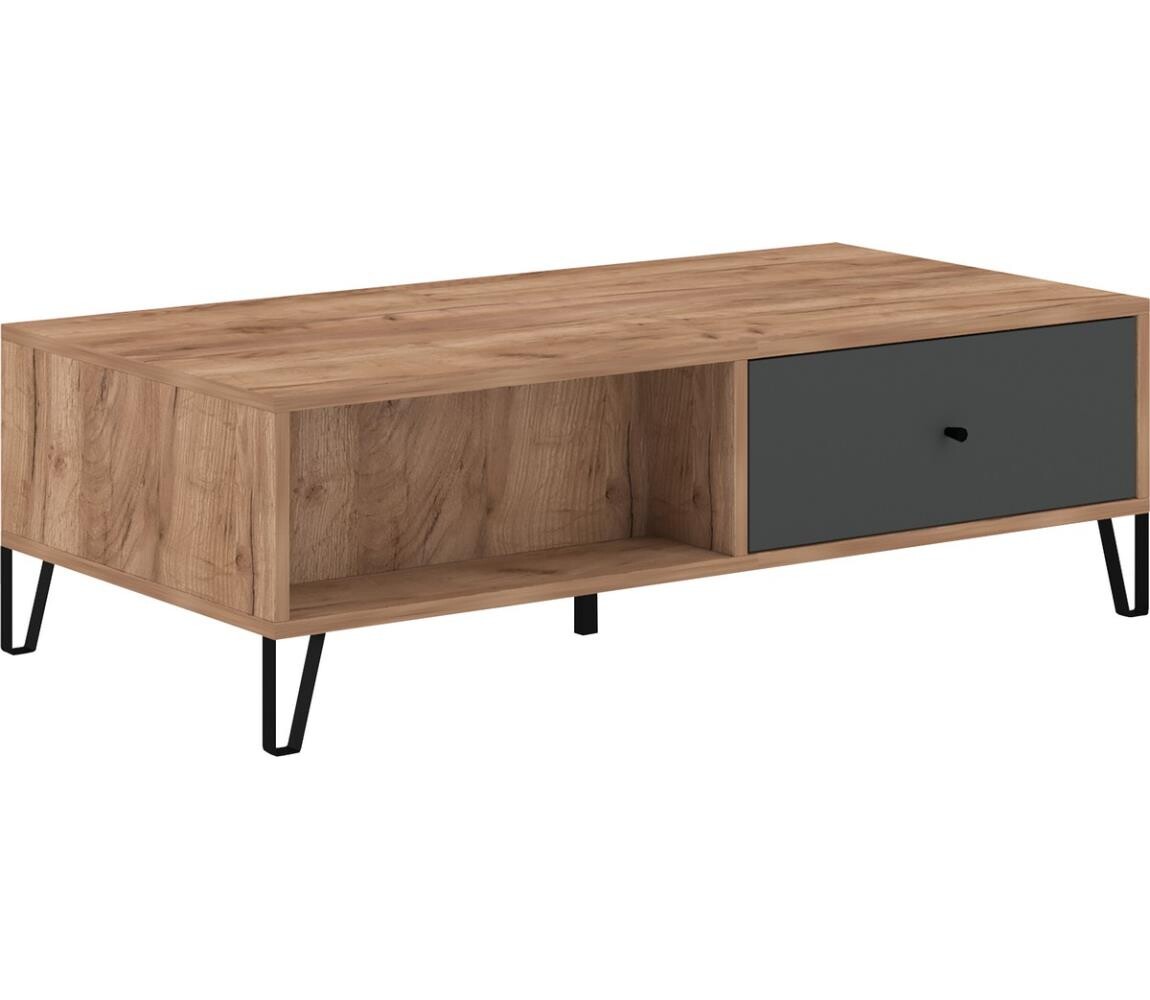 Wipmeb Sp. z o.o Konferenční stolek SULA dub craft/černá