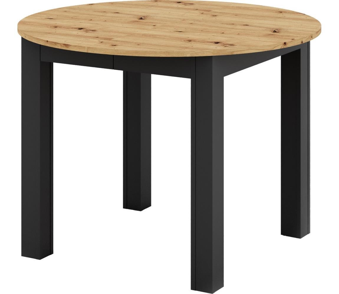 Wipmeb Sp. z o.o Rozkládací jídelní stůl WILY dub artisan/černá