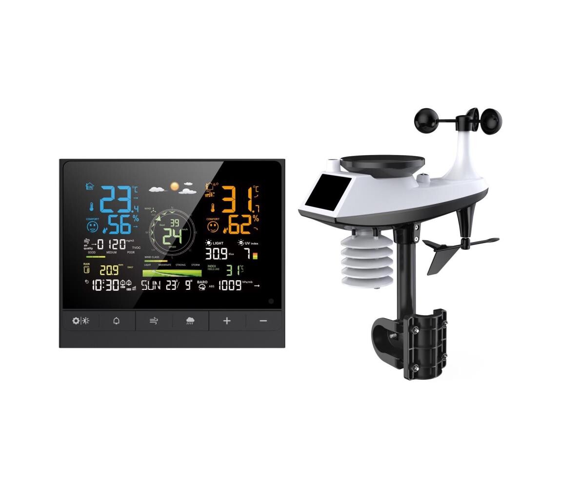 Neo  NEO 07528L - Profesionální meteostanice 7v1 NEO LITE SMART 5V/2xAAA + 3xAA