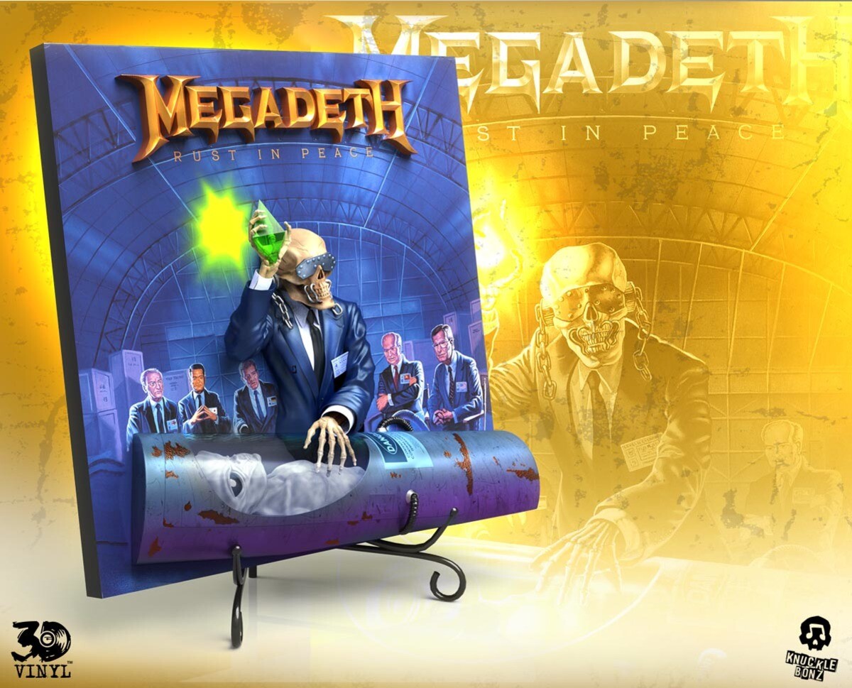 dekorace Megadeth - Rust In Peace - KNUCKLEBONZ