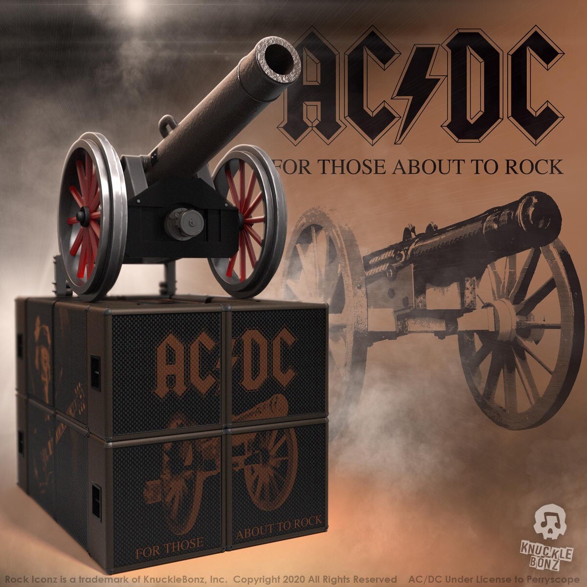 dekorace AC/DC - For Those About to Rock - KNUCKLEBONZ