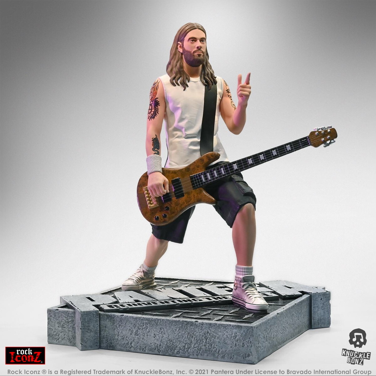 figurka Pantera - Rex Brown - Rock Iconz - Reinventing the Steel - KNUCKLEBONZ
