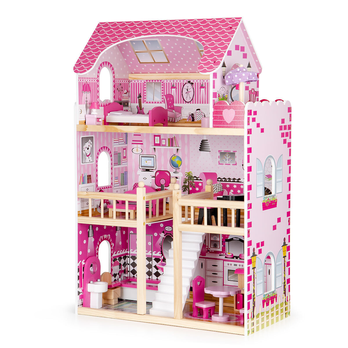 EcoToys Domeček pro panenky dollhouse mandy