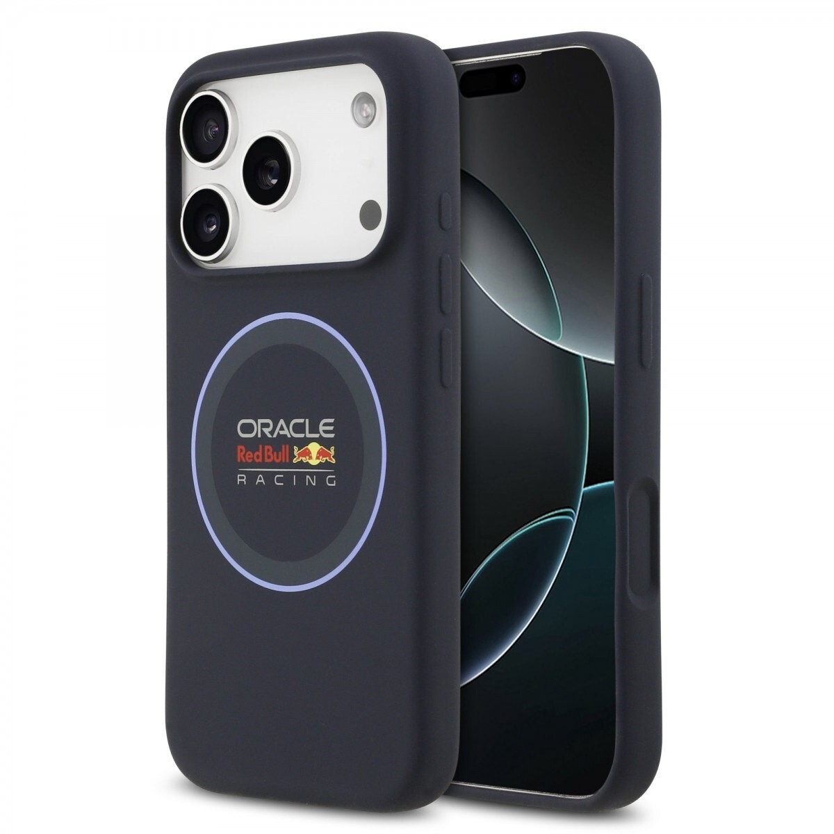 Zadní kryt Red Bull Silicone Blue Ring MagSafe pro iPhone 17 Pro Navy