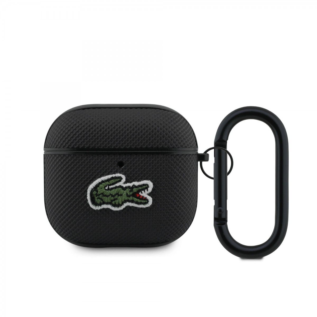 Pouzdro Lacoste Petit Pique Croc Logo Patch pro AirPods 4 Black
