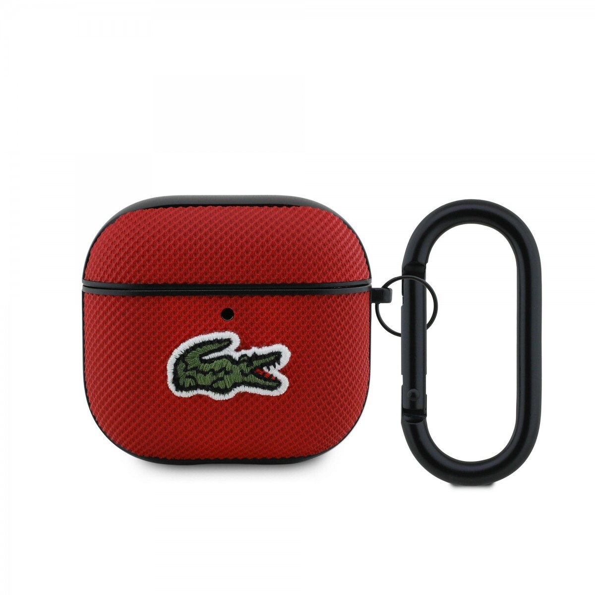Pouzdro Lacoste Petit Pique Croc Logo Patch pro AirPods 4 Red