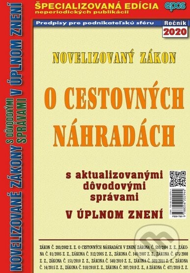 Zákon o cestovných náhradách 2020 - Epos