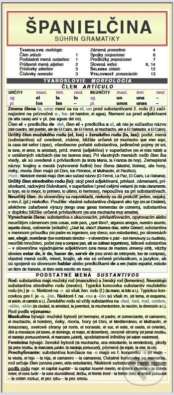 Španielčina - Súhrn gramatiky - Kolektív autorov