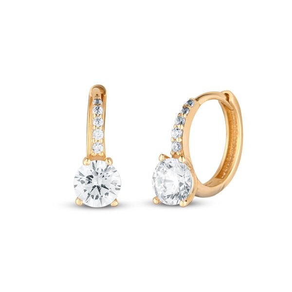 Náušnice se syntetickými kameny 236-185-000497 2.00g