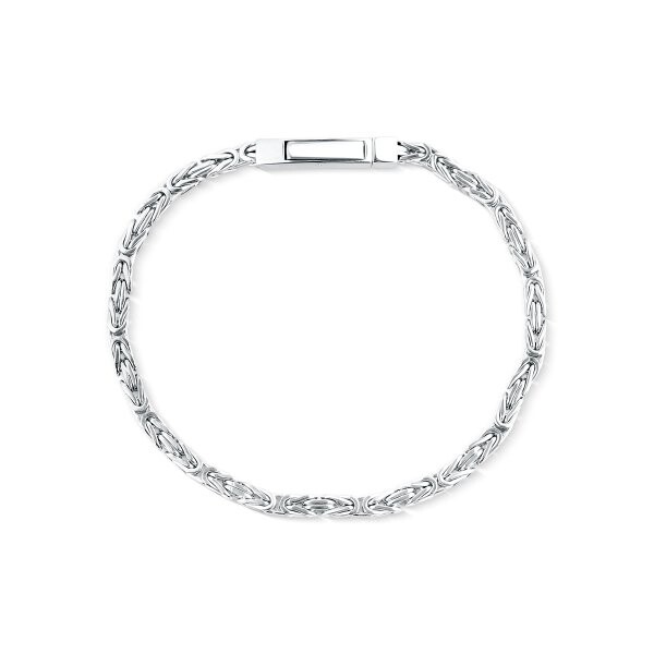 Náramek fasonový celostříbrný 160-625-BK1092 13.85g