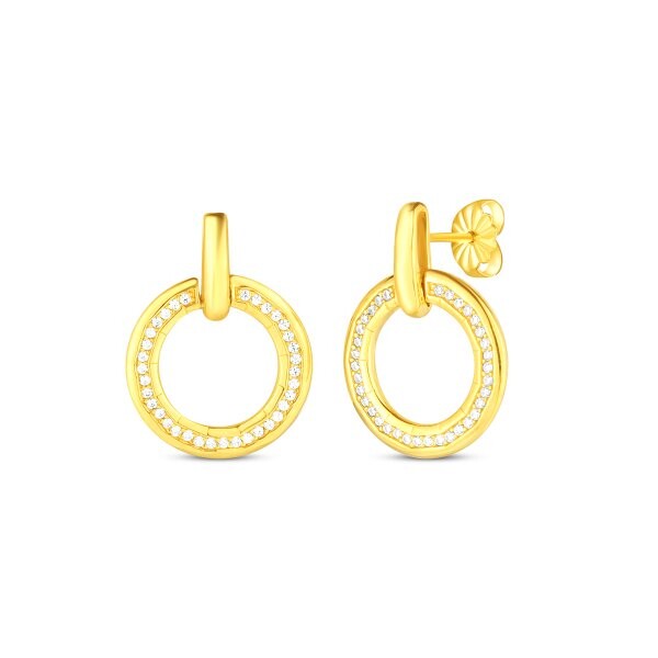 Náušnice se syntetickými kameny 636-625-410000-0000