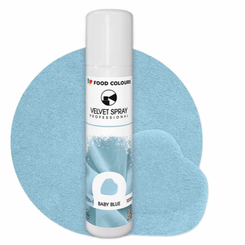 Food Colours Sametový sprej Baby Blue 100ml