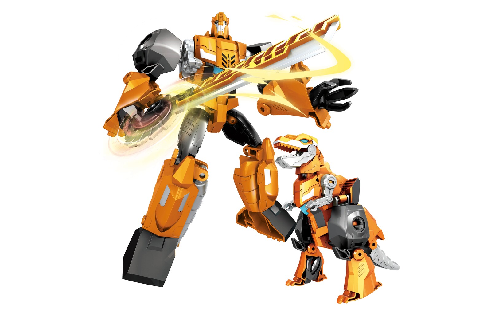 Dinorobot T-REX žlutý 19 cm